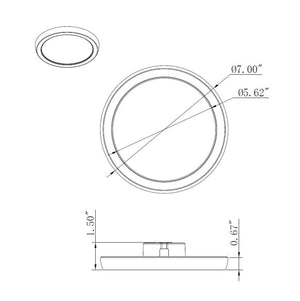 Nuvo Lighting - 62-1718 - LED Flush Mount - White