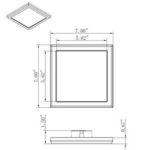 Nuvo Lighting - 62-1719 - LED Flush Mount - White