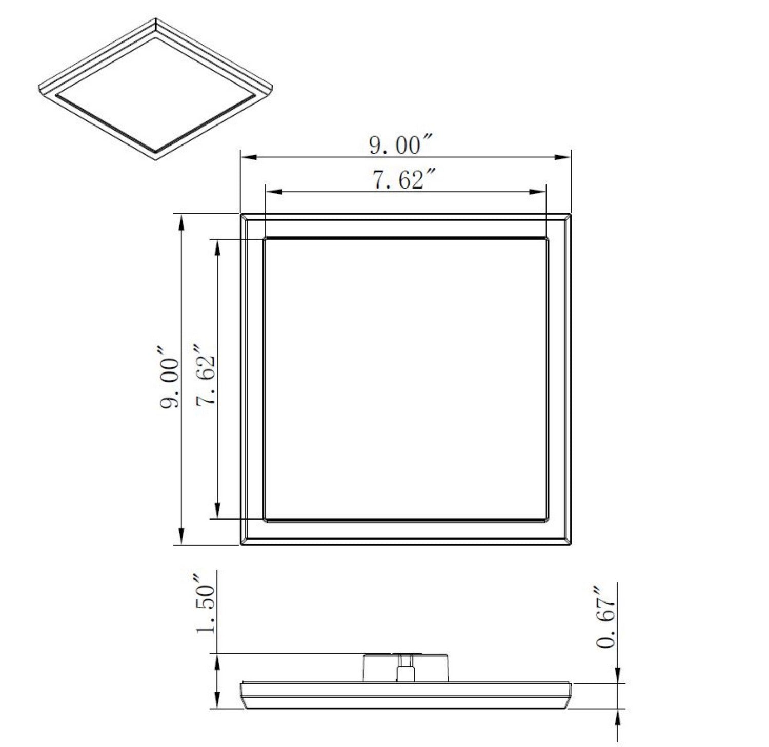 Nuvo Lighting - 62-1729 - LED Flush Mount - White