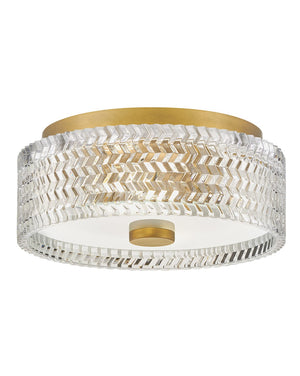 Hinkley - 5041HB - LED Flush Mount - Elle - Heritage Brass