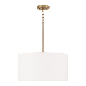 Capital Lighting - 314632AD-659 - Three Light Pendant - Alan - Aged Brass