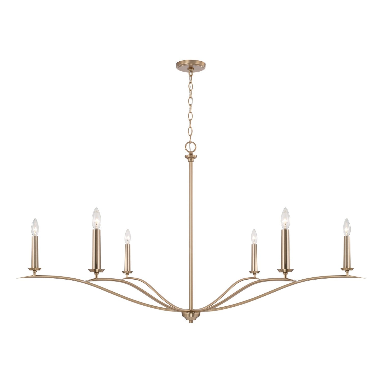 Capital Lighting - 450661MA - Six Light Chandelier - Grady - Matte Brass
