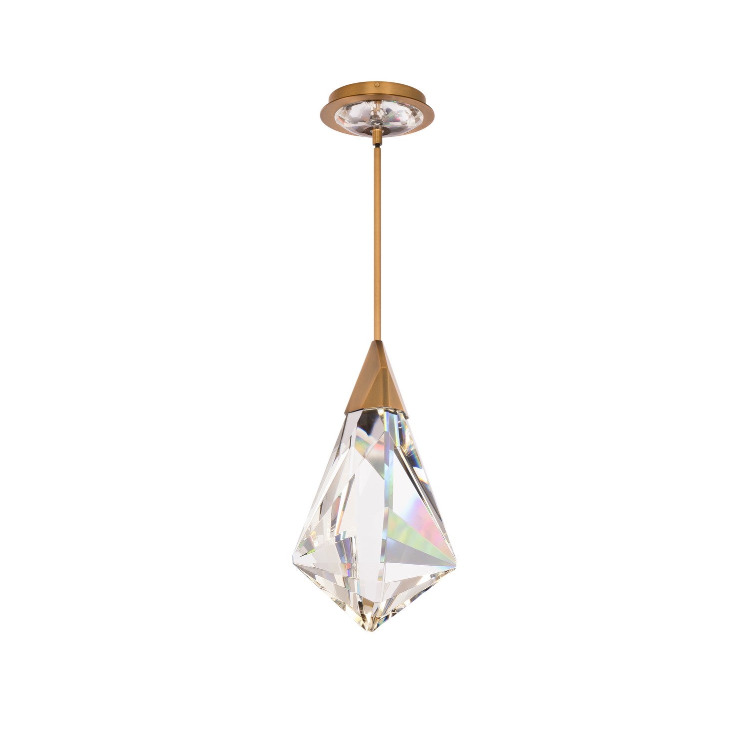 Schonbek Beyond - BPD33315-AB - LED Mini Pendant - Fazzoletto - Aged Brass