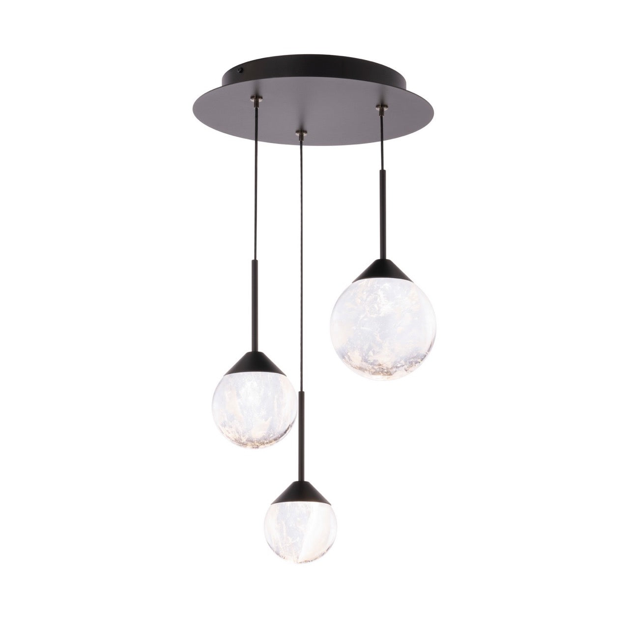 LED 3-Light Pendant from the Quest collection