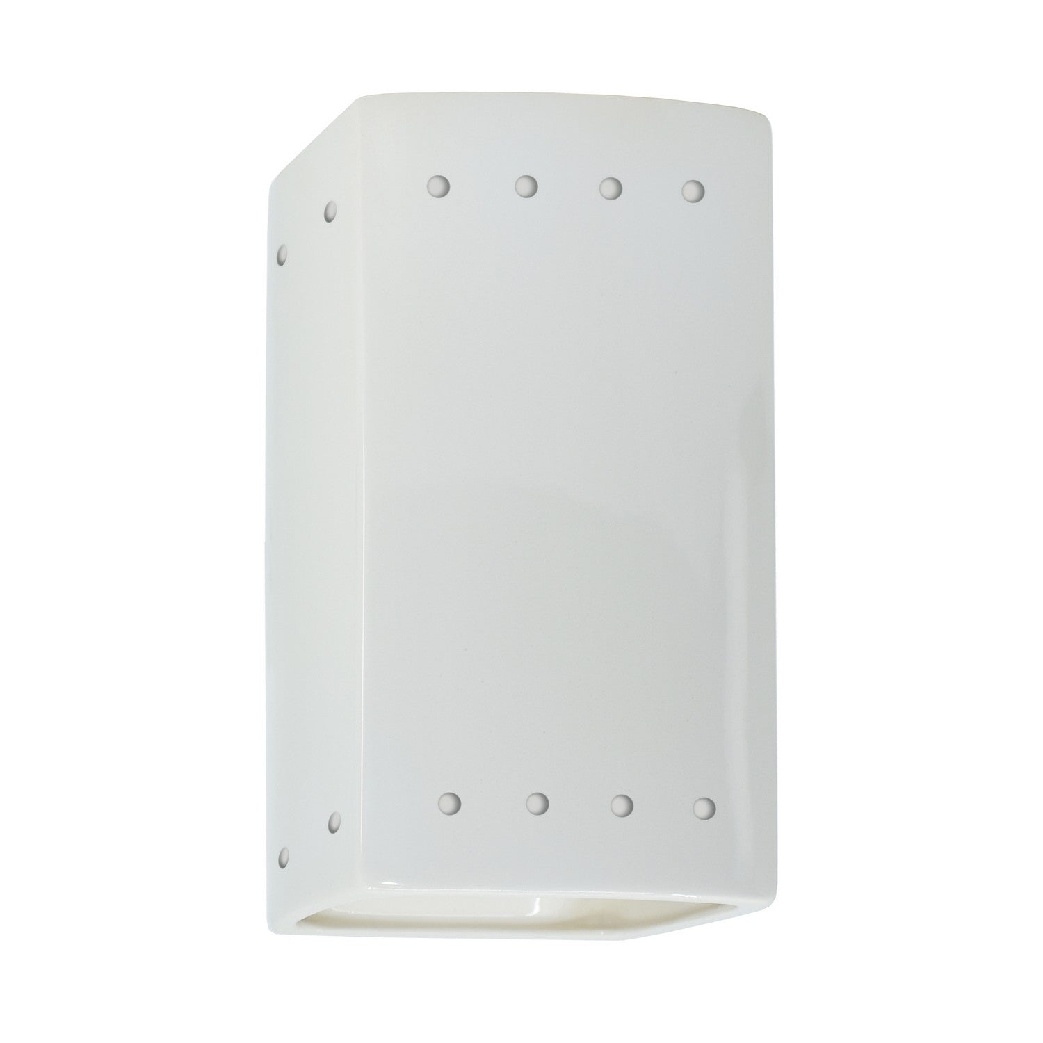 Justice Designs - CER-0920W-WHT - Lantern - Ambiance - Gloss White