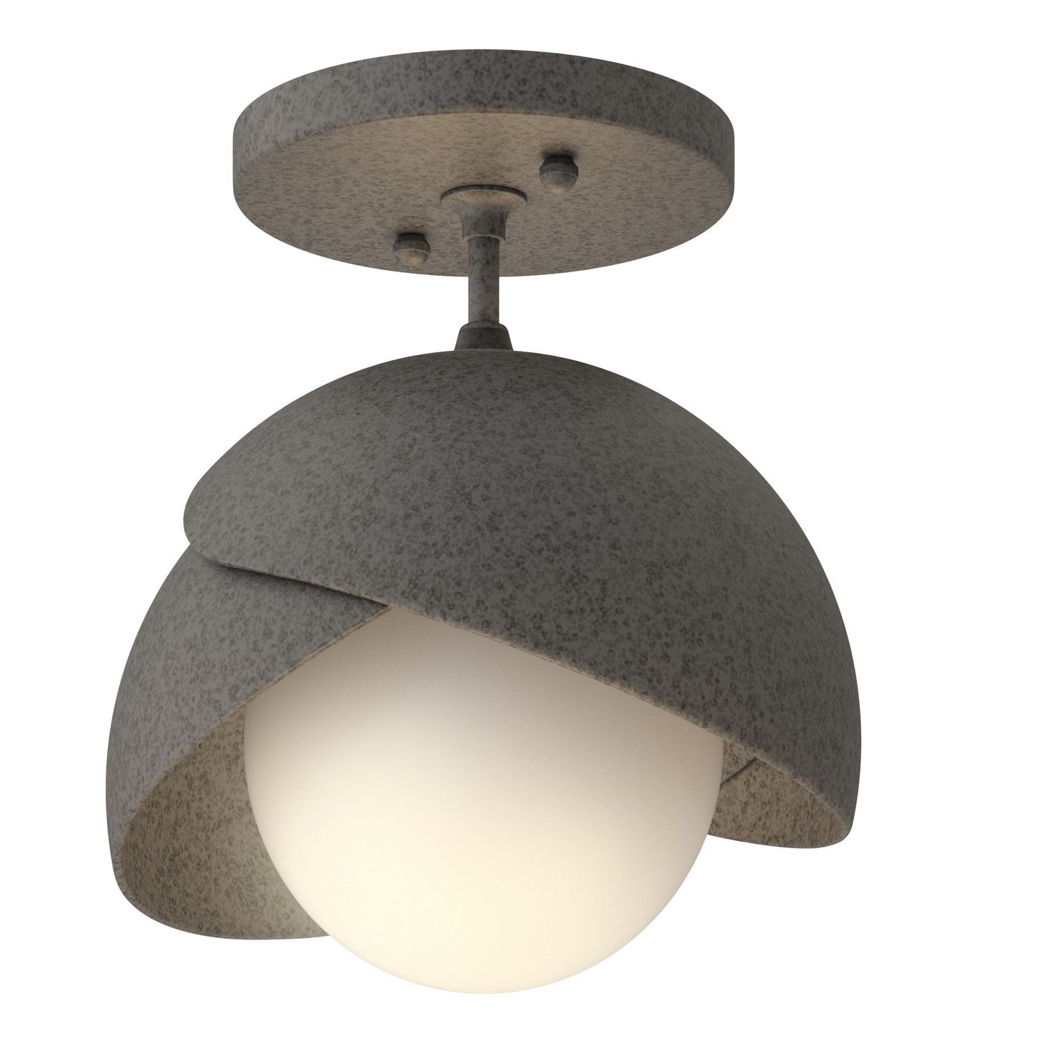 Hubbardton Forge - 121377-SKT-20-44-GG0711 - Brooklyn 1-Light Double Shade Semi-Flush