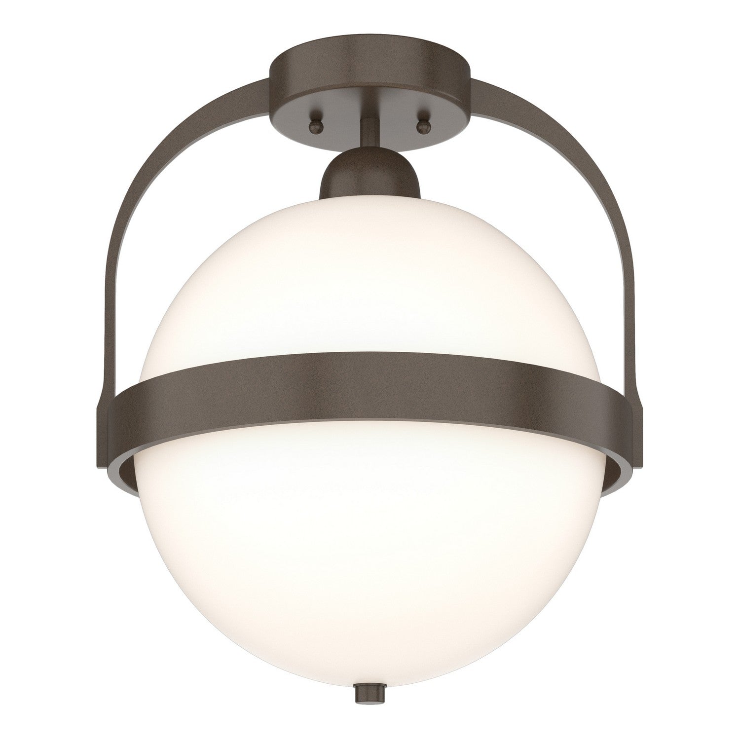 Hubbardton Forge - 121380-SKT-05-GG0720 - One Light Semi-Flush Mount - Atlas - Bronze