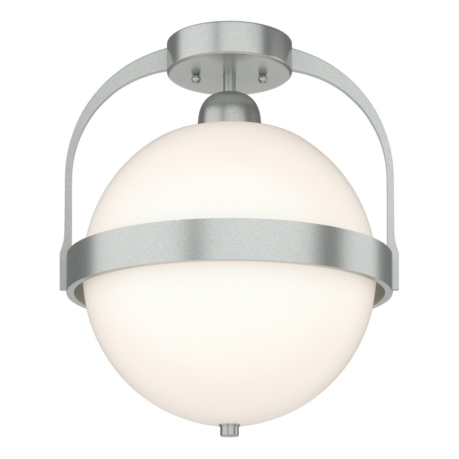 Hubbardton Forge - 121380-SKT-82-GG0720 - One Light Semi-Flush Mount - Atlas - Vintage Platinum