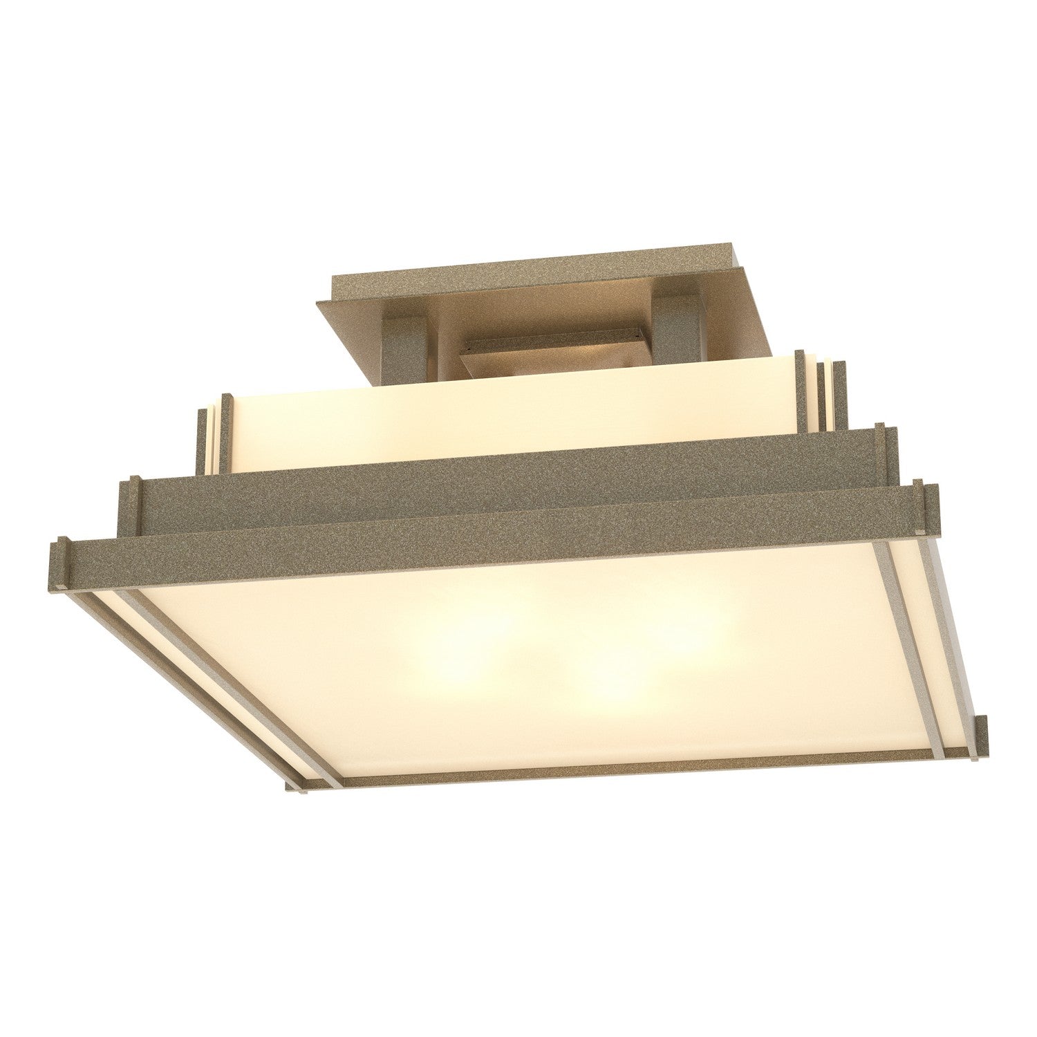Hubbardton Forge - 123705-SKT-84-BB0416 - Steppe Small Semi-Flush - Steppe - Soft Gold