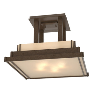 Hubbardton Forge - 123715-SKT-05-BB0416 - Four Light Semi-Flush Mount - Steppe - Coastal Bronze