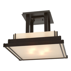 Hubbardton Forge - 123715-SKT-14-BB0416 - Four Light Semi-Flush Mount - Steppe - Oil Rubbed Bronze