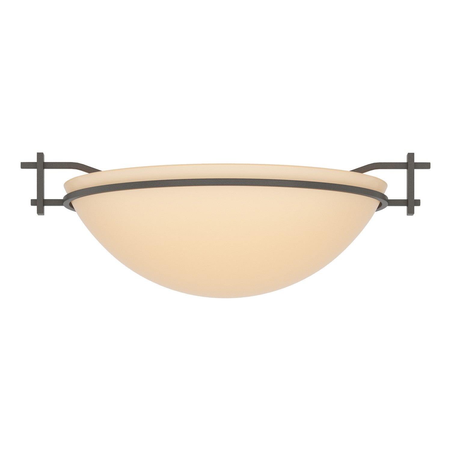 Hubbardton Forge - 124251-SKT-07-SS0045 - Moonband Semi-Flush - Moonband - Dark Smoke