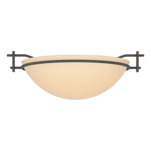 Hubbardton Forge - 124251-SKT-20-SS0045 - One Light Semi-Flush Mount - Moonband - Natural Iron