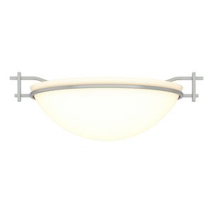 Hubbardton Forge - 124251-SKT-82-GG0045 - One Light Semi-Flush Mount - Moonband - Vintage Platinum
