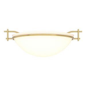 Hubbardton Forge - 124251-SKT-86-GG0045 - One Light Semi-Flush Mount - Moonband - Modern Brass