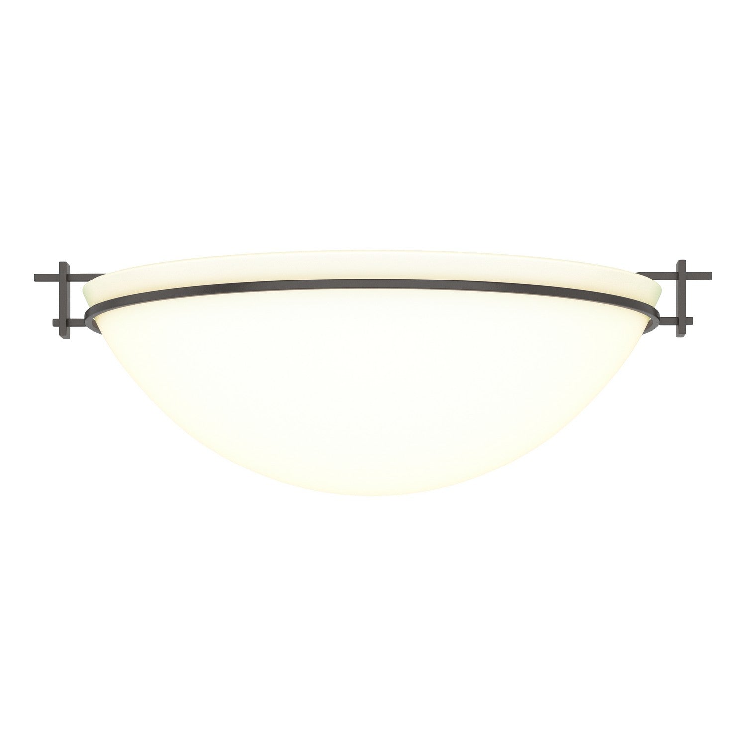 Hubbardton Forge - 124252-SKT-14-GG0050 - Moonband Large Semi-Flush - Moonband - Oil Rubbed Bronze