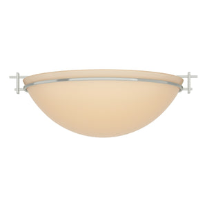 Hubbardton Forge - 124252-SKT-85-SS0050 - Three Light Semi-Flush Mount - Moonband - Sterling