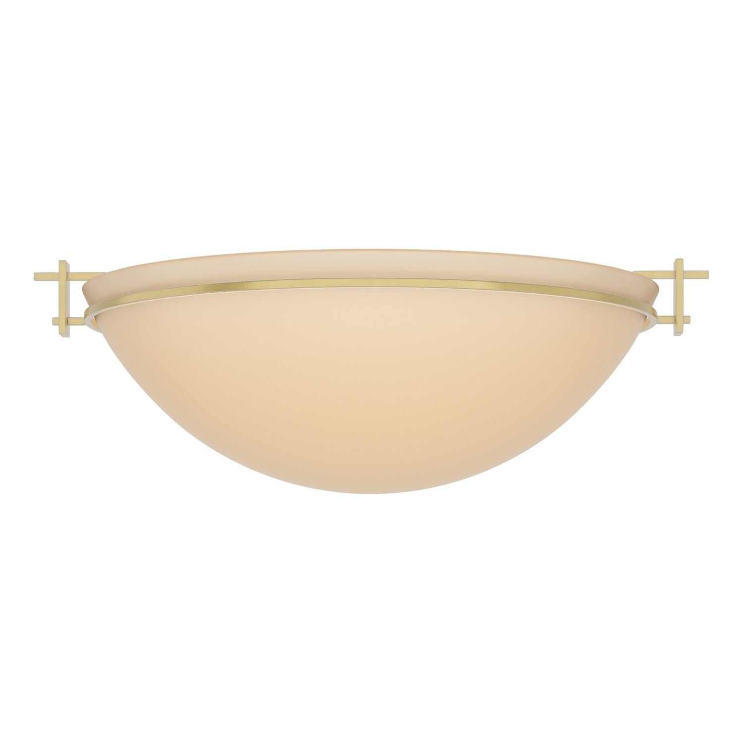 Hubbardton Forge - 124252-SKT-86-SS0050 - Moonband Large Semi-Flush - Moonband - Modern Brass