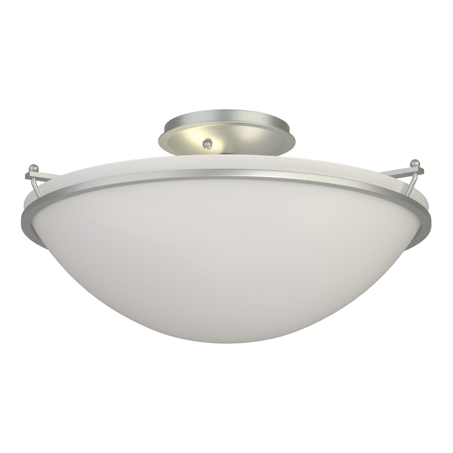 Hubbardton Forge - 124304-SKT-82-GG0053 - Plain Large Semi-Flush - Simple Lines - Vintage Platinum