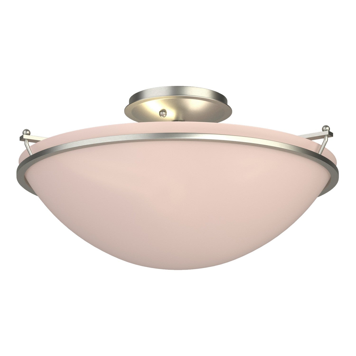Hubbardton Forge - 124304-SKT-89-SS0053 - Plain Large Semi-Flush - Simple Lines - Ink