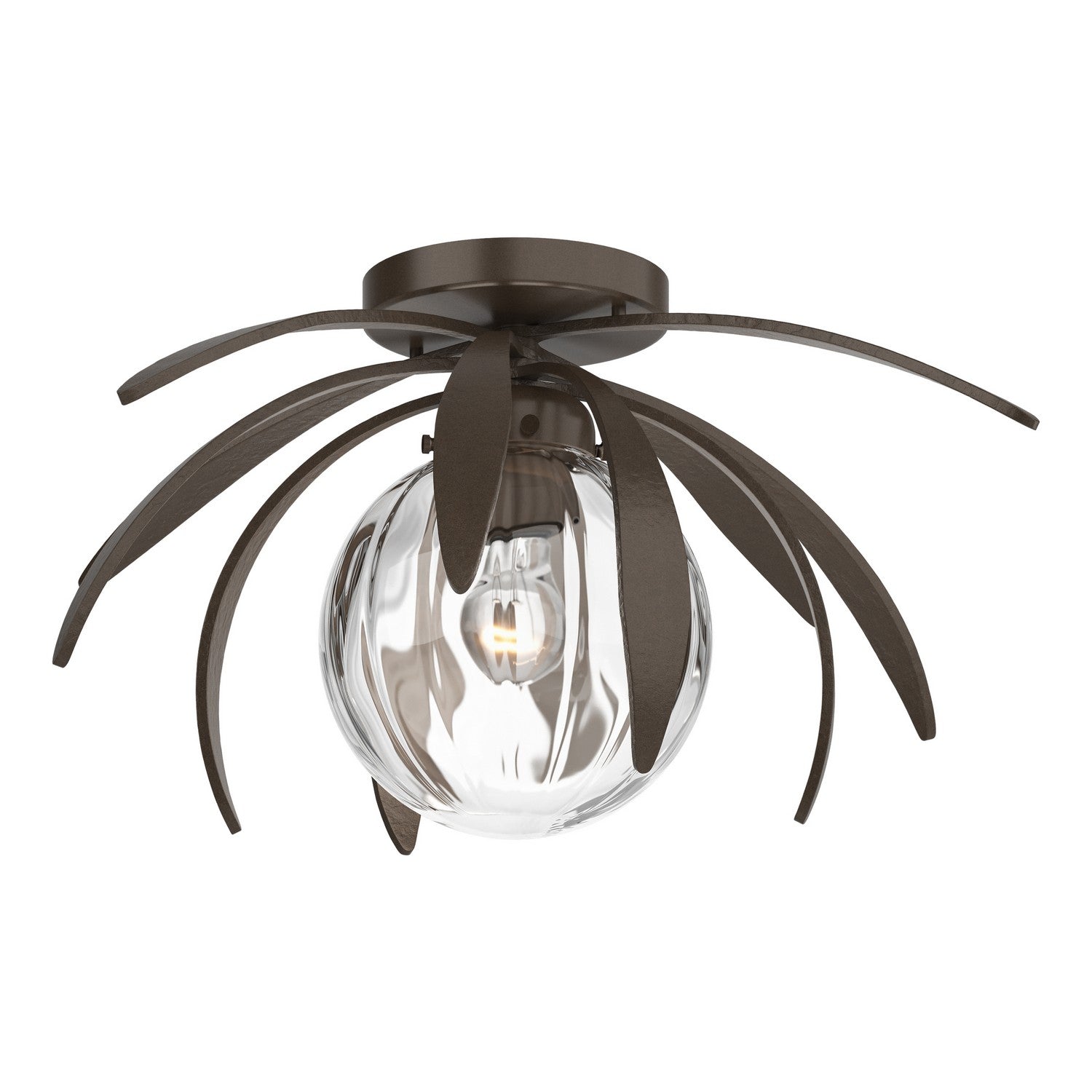 Hubbardton Forge - 124350-SKT-05-LL0631 - Dahlia Semi-Flush - Dahlia - Bronze