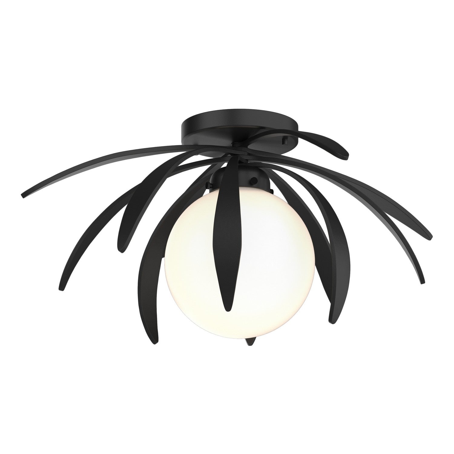 Hubbardton Forge - 124350-SKT-10-GG0631 - Dahlia Semi-Flush - Dahlia - Black