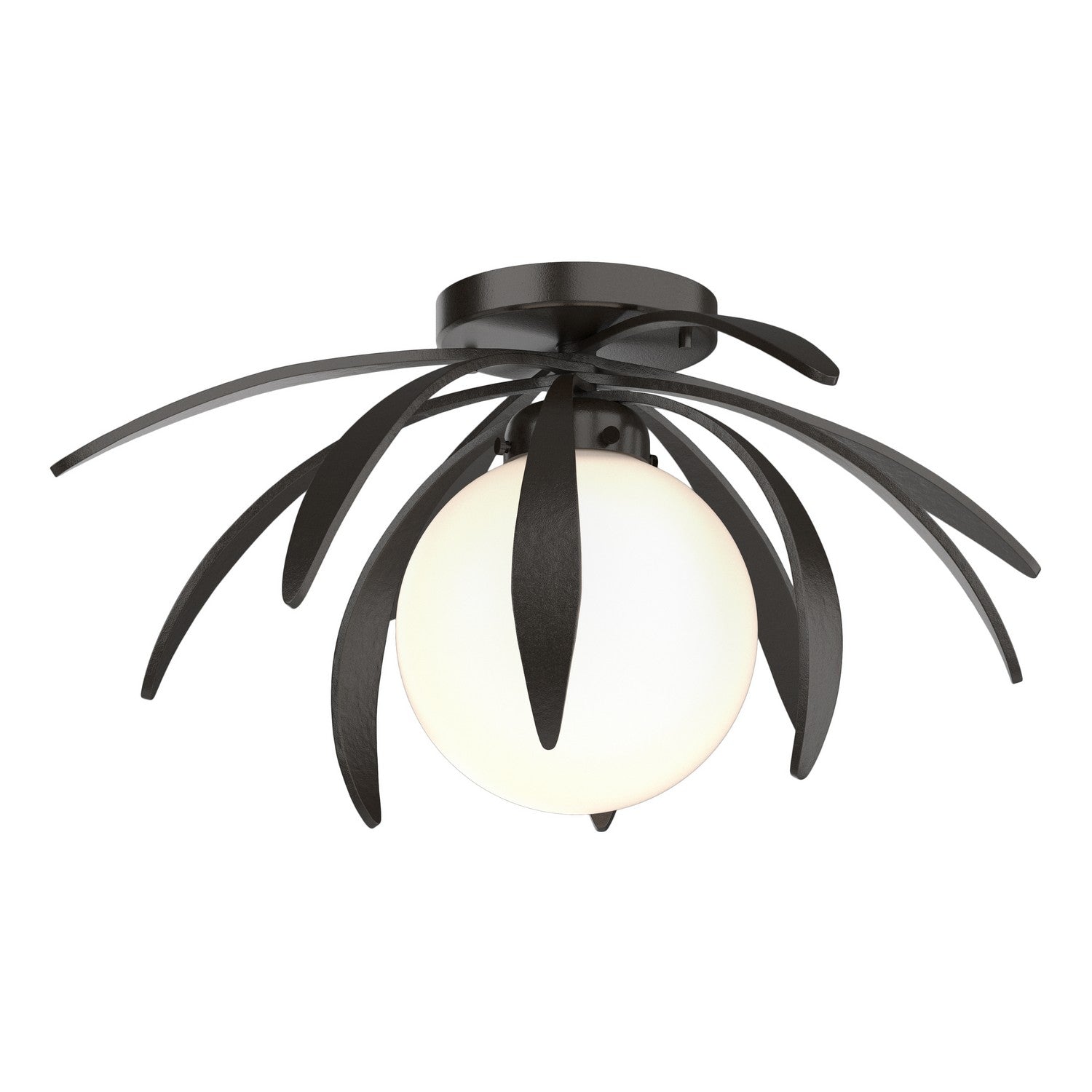 Hubbardton Forge - 124350-SKT-14-GG0631 - Dahlia Semi-Flush - Dahlia - Oil Rubbed Bronze