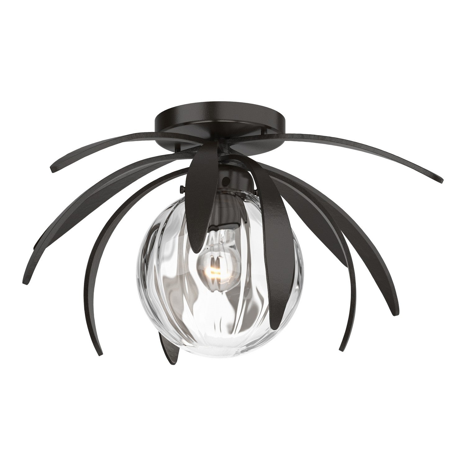 Hubbardton Forge - 124350-SKT-14-LL0631 - Dahlia Semi-Flush - Dahlia - Oil Rubbed Bronze