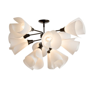 Hubbardton Forge - 124362-SKT-14-SH1987 - LED Semi-Flush Mount - Mobius - Oil Rubbed Bronze