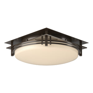 Hubbardton Forge - 124394-SKT-05-GG0097 - Two Light Semi-Flush Mount - Banded - Bronze