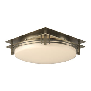 Hubbardton Forge - 124394-SKT-84-GG0097 - Two Light Semi-Flush Mount - Banded - Soft Gold