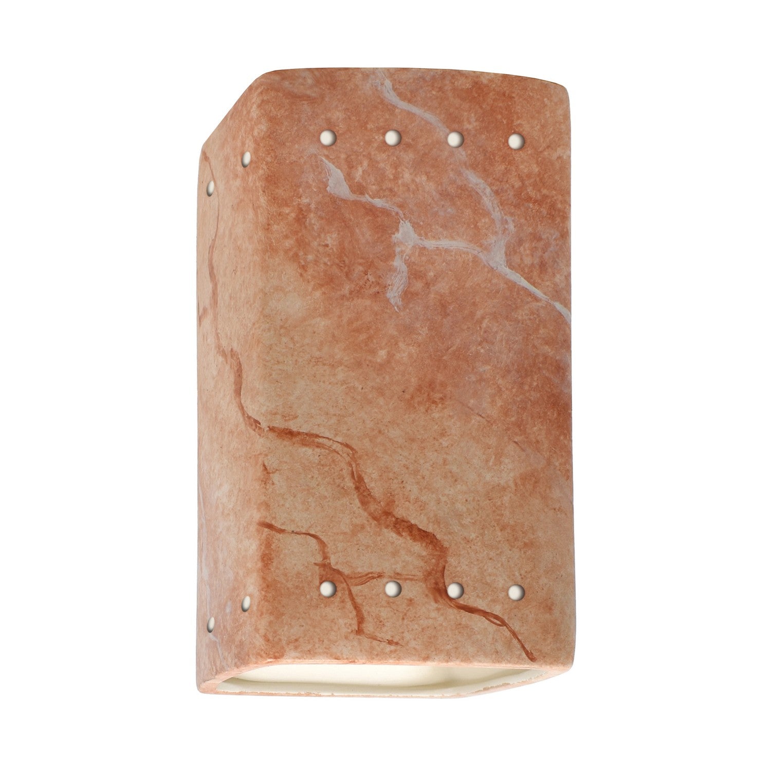 Justice Designs - CER-0925W-STOA-LED1-1000 - LED Lantern - Ambiance - Agate Marble