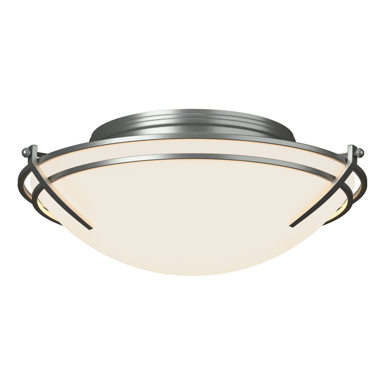 Hubbardton Forge - 124402-SKT-82-GG0098 - Two Light Flush Mount - Tryne - Vintage Platinum