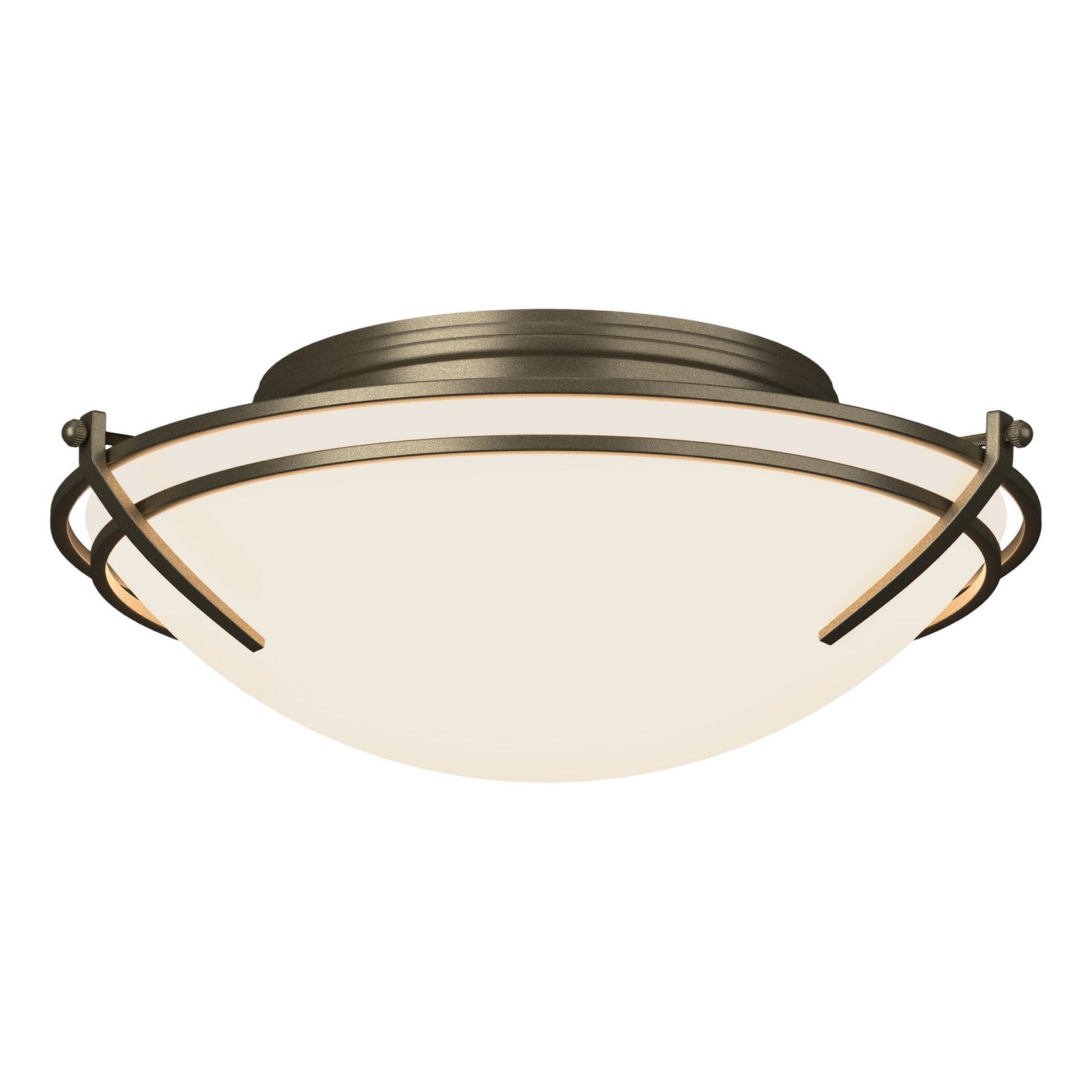 Hubbardton Forge - 124402-SKT-84-GG0098 - Two Light Flush Mount - Tryne - Soft Gold