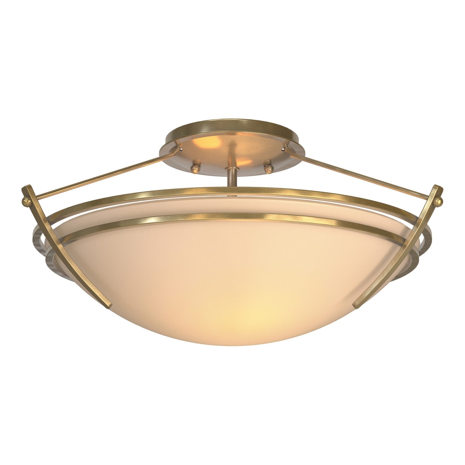 Hubbardton Forge - 124412-SKT-89-SS0047 - Presidio Tryne Small Semi-Flush - Tryne - Ink