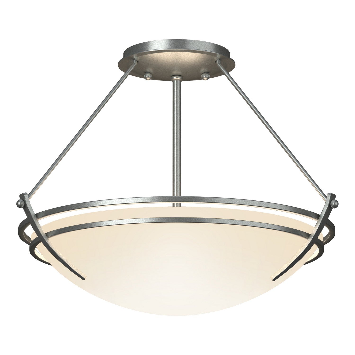 Hubbardton Forge - 124422-SKT-82-GG0047 - Presidio Tryne Semi-Flush - Tryne - Vintage Platinum