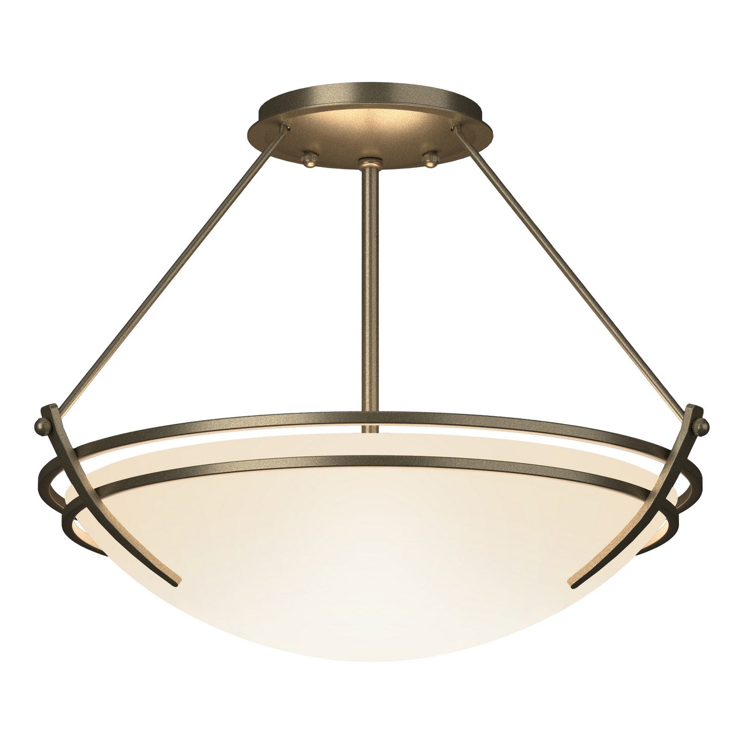 Hubbardton Forge - 124422-SKT-84-GG0047 - Presidio Tryne Semi-Flush - Tryne - Soft Gold