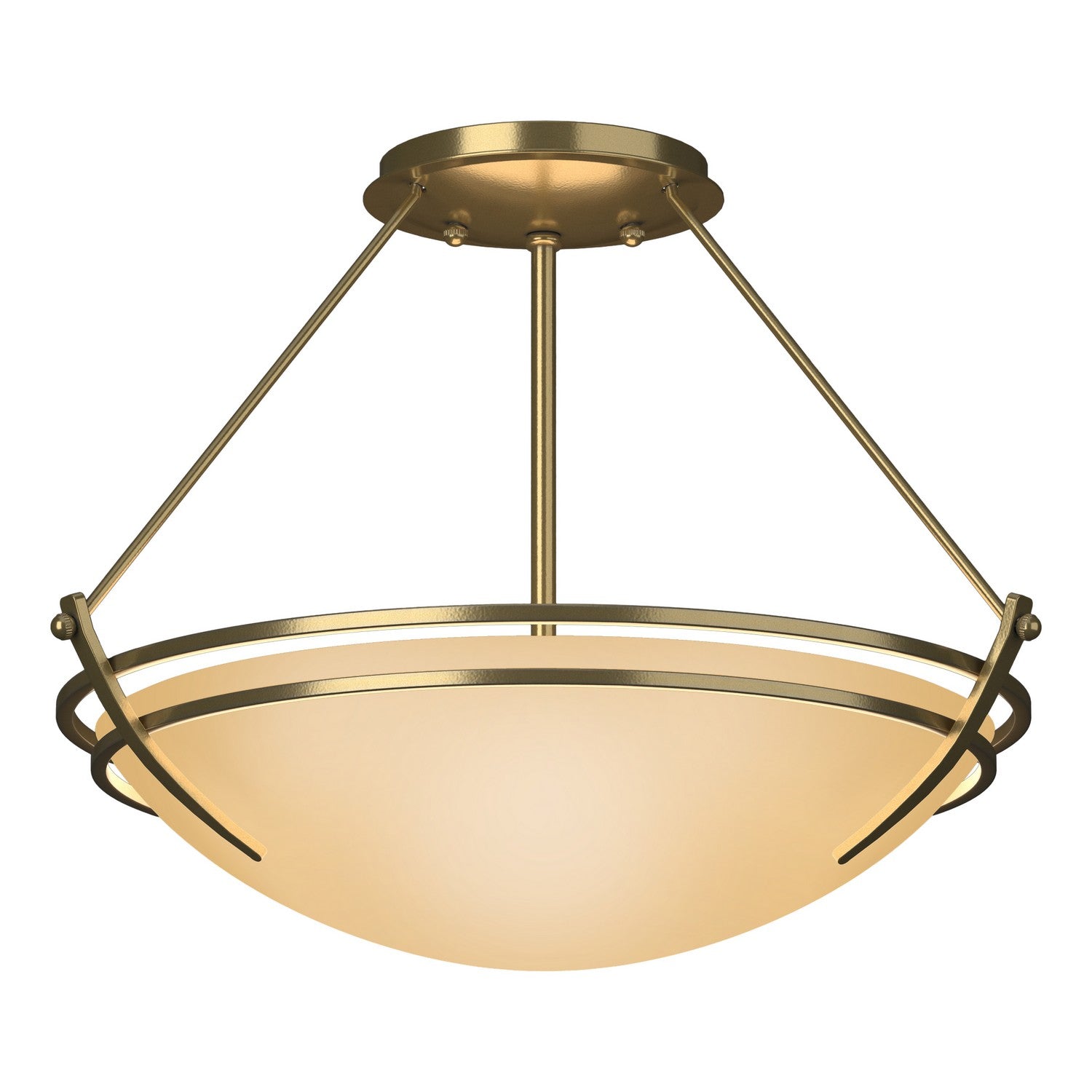 Hubbardton Forge - 124422-SKT-89-SS0047 - Presidio Tryne Semi-Flush - Tryne - Ink