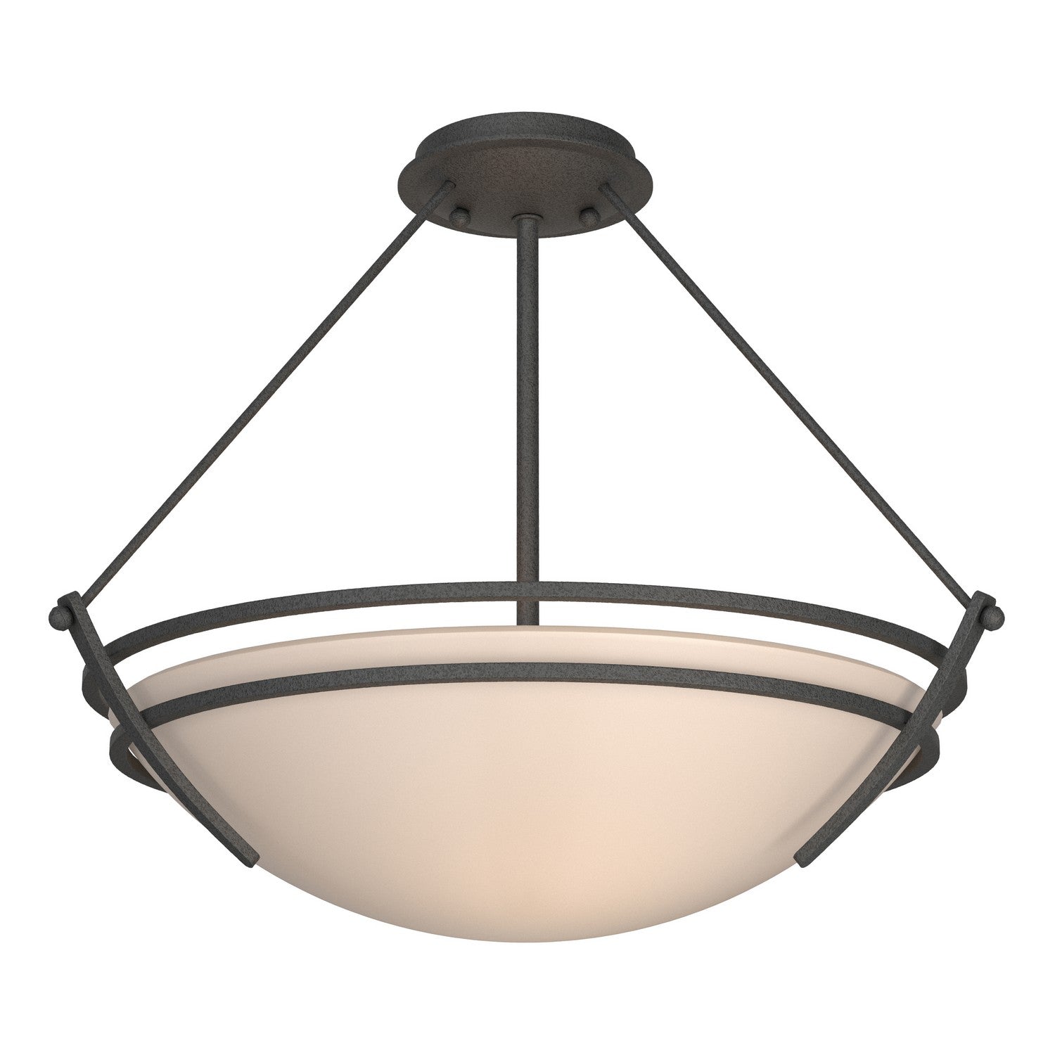 Hubbardton Forge - 124432-SKT-20-SS0020 - Presidio Tryne Semi-Flush - Tryne - Natural Iron