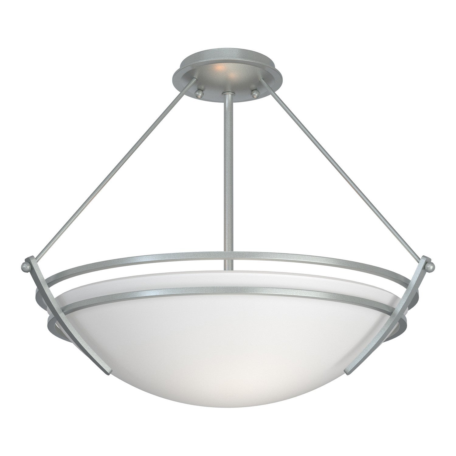 Hubbardton Forge - 124432-SKT-82-GG0020 - Presidio Tryne Semi-Flush - Tryne - Vintage Platinum