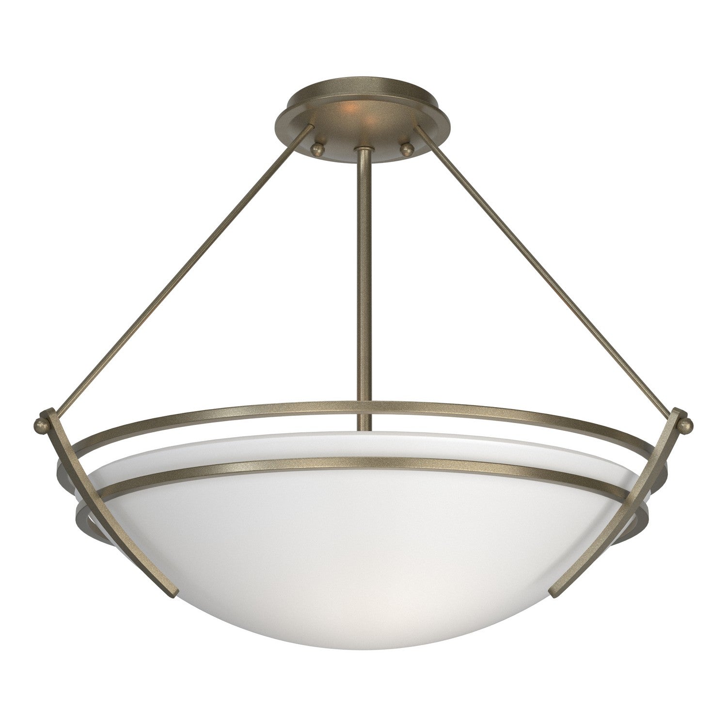 Hubbardton Forge - 124432-SKT-84-GG0020 - Presidio Tryne Semi-Flush - Tryne - Soft Gold