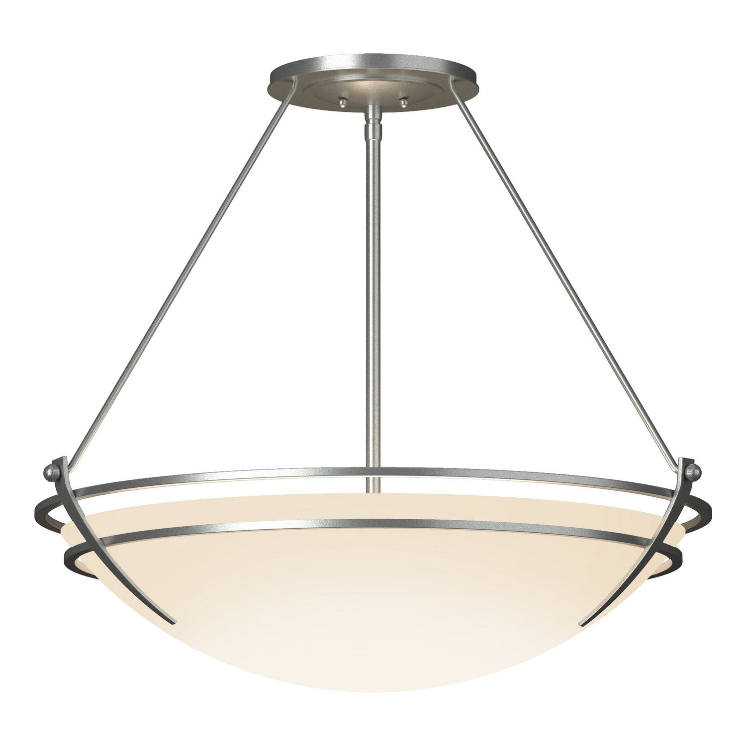 Hubbardton Forge - 124442-SKT-82-GG0054 - Presidio Tryne Large Semi-Flush - Tryne - Vintage Platinum