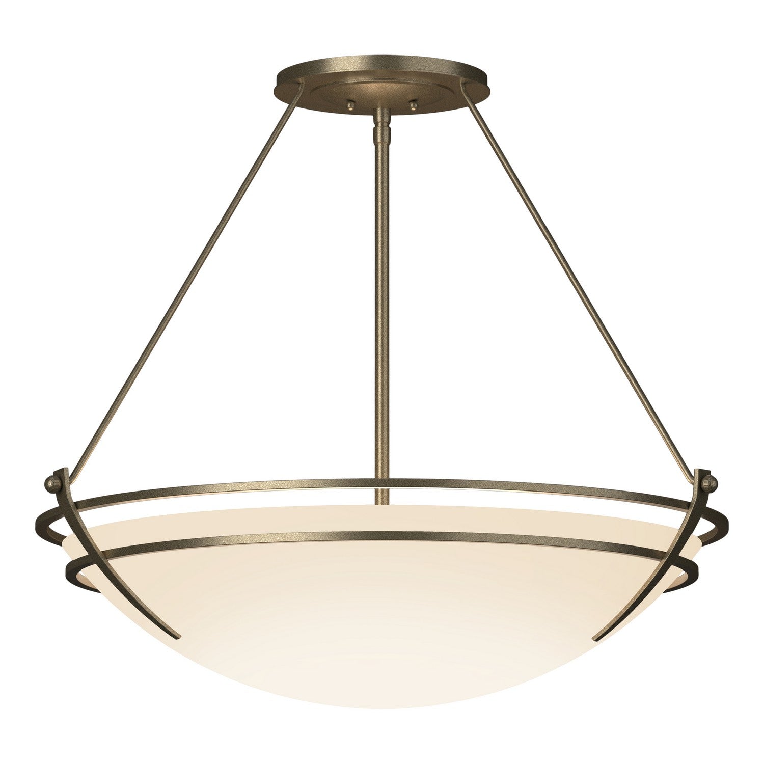 Hubbardton Forge - 124442-SKT-84-GG0054 - Presidio Tryne Large Semi-Flush - Tryne - Soft Gold