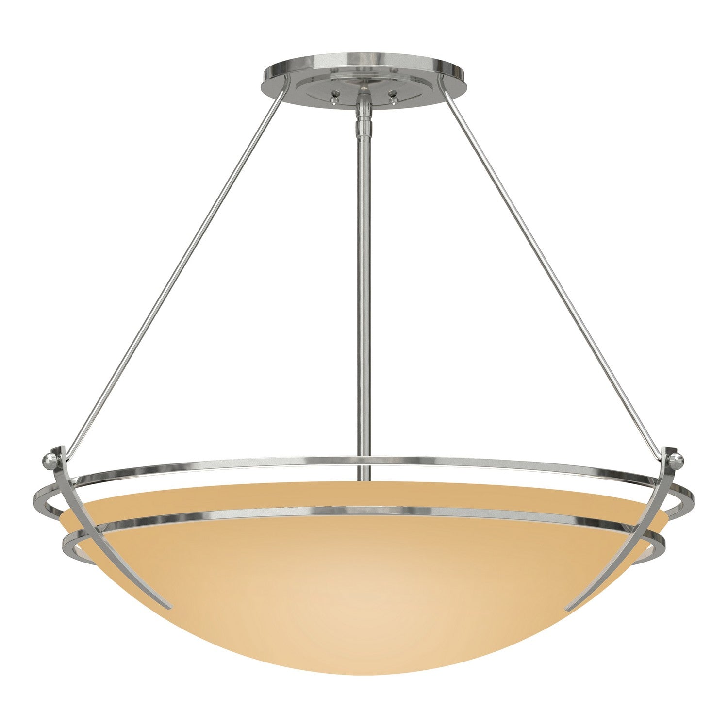 Hubbardton Forge - 124442-SKT-85-SS0054 - Presidio Tryne Large Semi-Flush - Tryne - Sterling