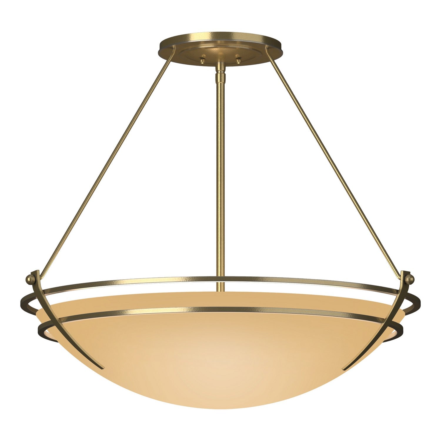 Hubbardton Forge - 124442-SKT-89-SS0054 - Presidio Tryne Large Semi-Flush - Tryne - Ink