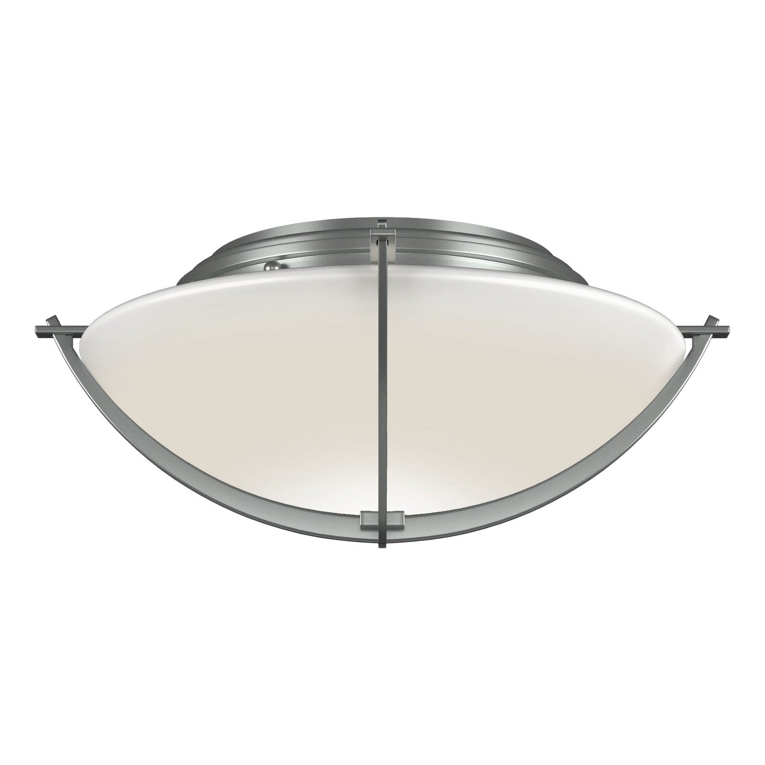 Hubbardton Forge - 124550-SKT-82-GG0098 - Two Light Semi-Flush Mount - Compass - Vintage Platinum