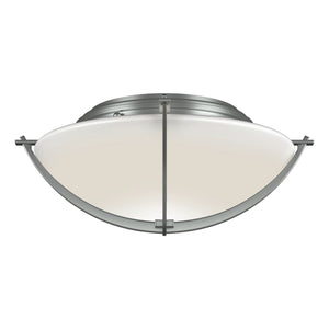 Hubbardton Forge - 124550-SKT-82-GG0098 - Two Light Semi-Flush Mount - Compass - Vintage Platinum