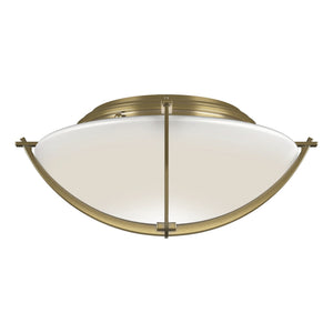 Hubbardton Forge - 124550-SKT-86-GG0098 - Two Light Flush Mount - Compass - Modern Brass