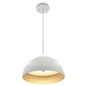 Westgate - LCFD-20-MCT5-WS - LED Pendant - White With Silver Inside