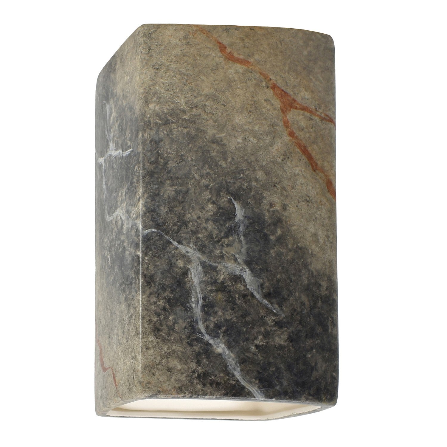 Justice Designs - CER-0950W-STOS-LED1-1000 - LED Lantern - Ambiance - Slate Marble